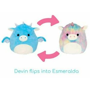 12" Squishmallow flip a mallow devin to esmeralda